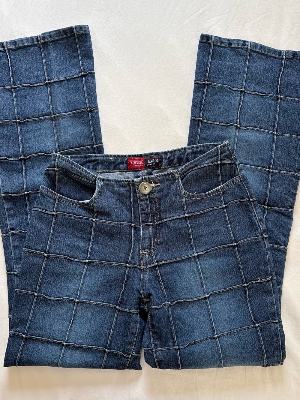 Vintage patchwork jeans